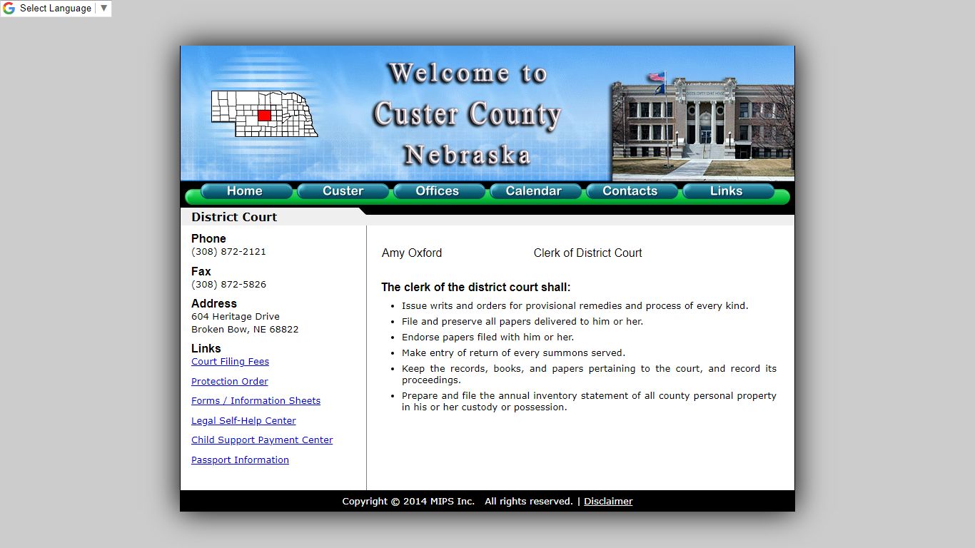 Custer County District Court